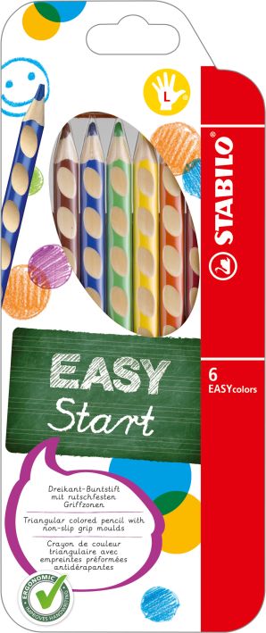 Farbstift Easycolors 6er-