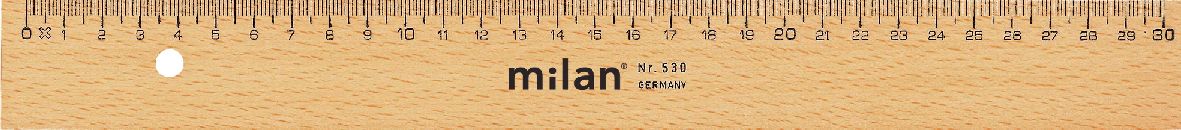 Milan-Lineal Holz 30cm