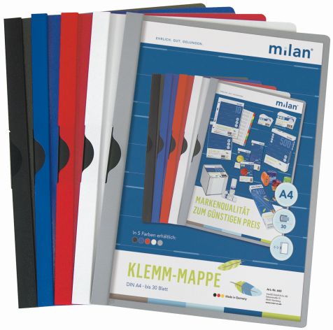 Klemm-Mappe A4 Milan