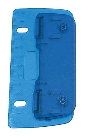 Taschen-Locher 8cm blau