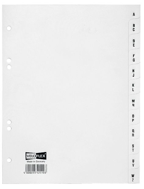 Kunststoff Register A5