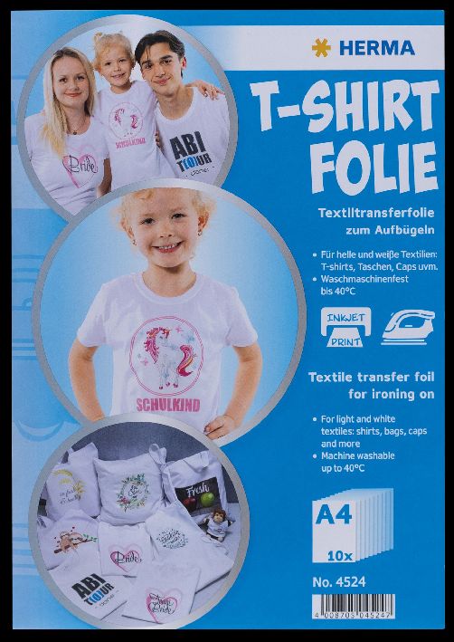 T-shirt Folie A4 10Blatt