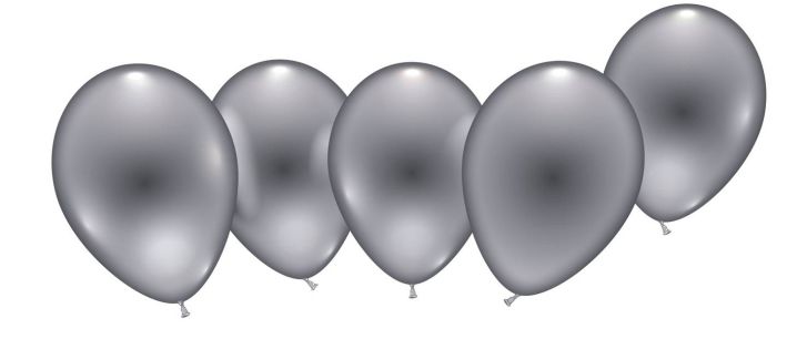 Luftballon rund 23-25cm