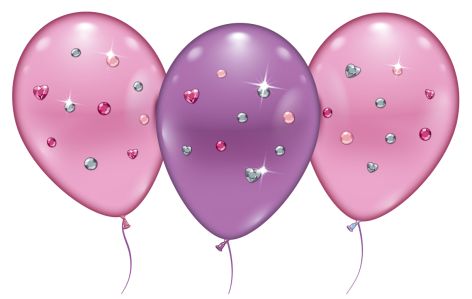 Luftballon Pink Jewels