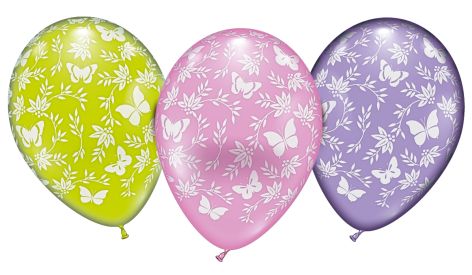 Luftballon Schmetterlinge