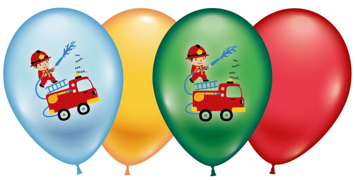 Luftballons Feuerwehr