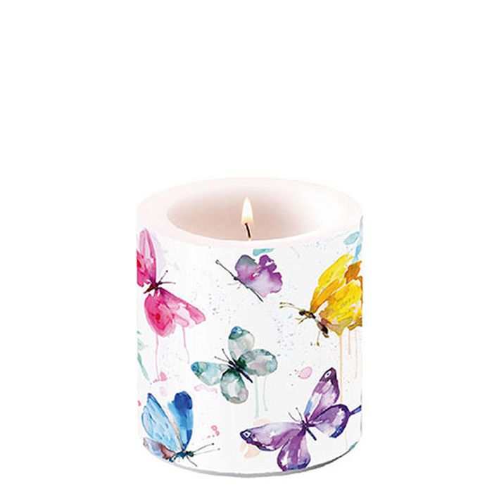 Candle Small Butterfly