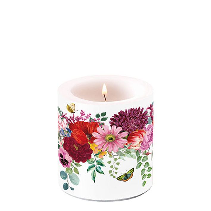 Candle Small Flower Borde