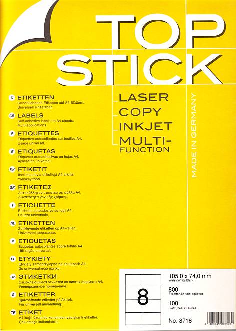 Etikett ILK 105,0x74,0mm