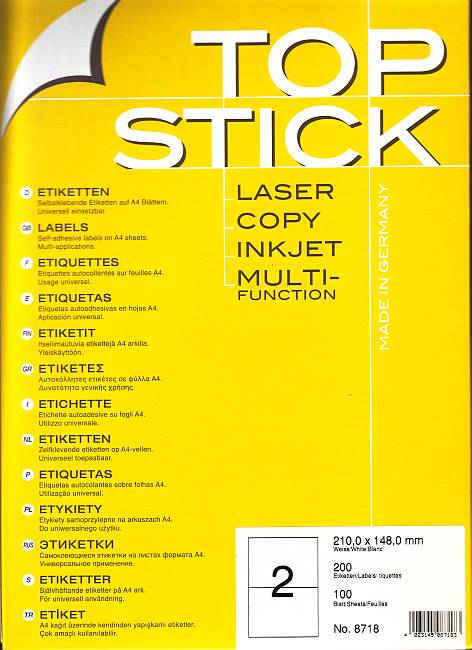 Etikett ILK 210,0x148,0mm