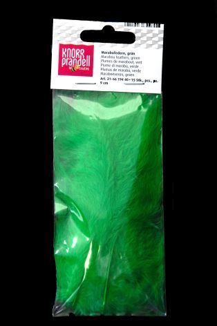 Marabu Feder 10cm grün