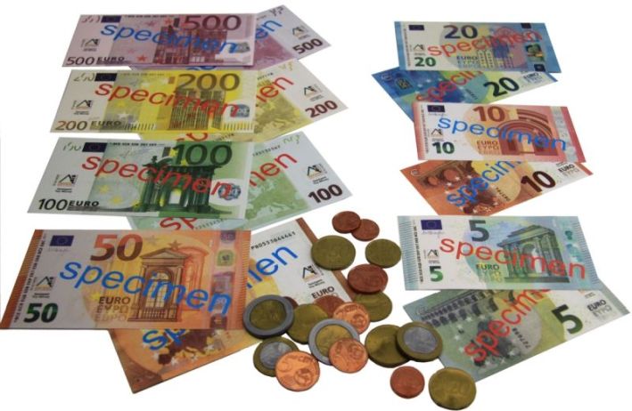 Euro Spielgeldsatz 44tlg