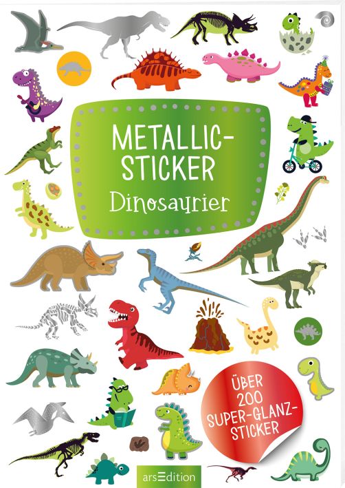 Metallic Sticker Dino