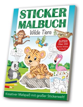 Sticker Malbuch