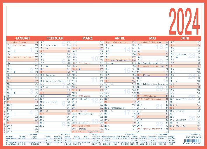 Tafelkalender A4 2019