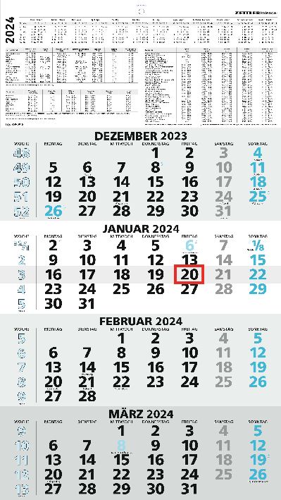Viermonatskalender